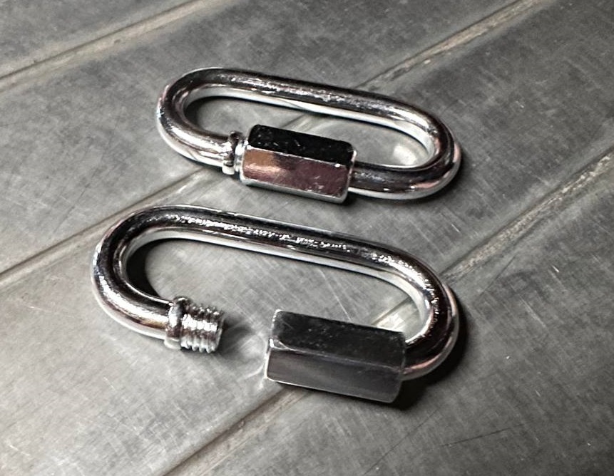 Карабин винтовой гальванизированный М 12 00000004054 - детальное фото товара