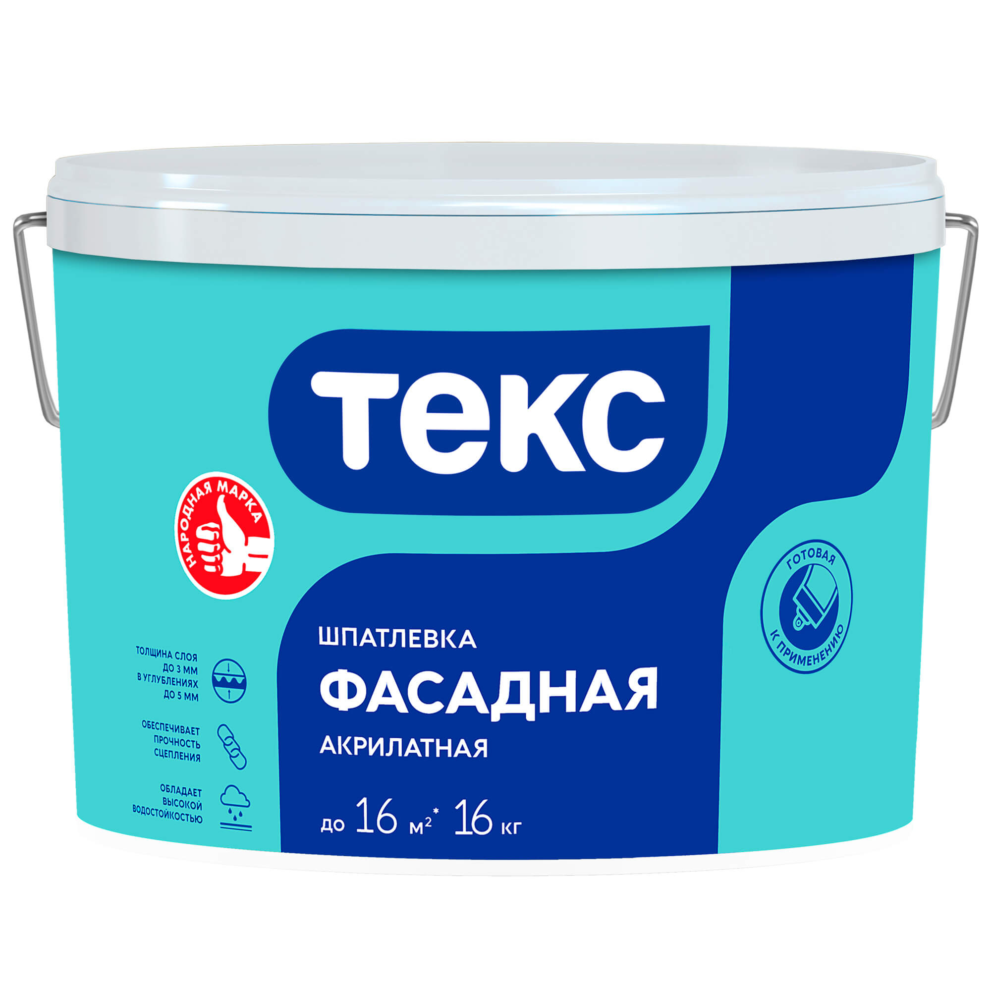 Шпатлевка Фасадная ПРОФИ ТЕКС 16кг