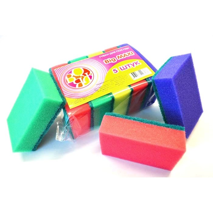 Губка для посуды "BIG MAXI" 5 шт.