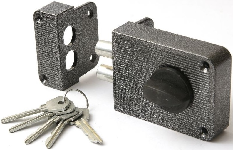 Замок накладной Зенит ЗН1-3 серебро Зенит - детальное фото