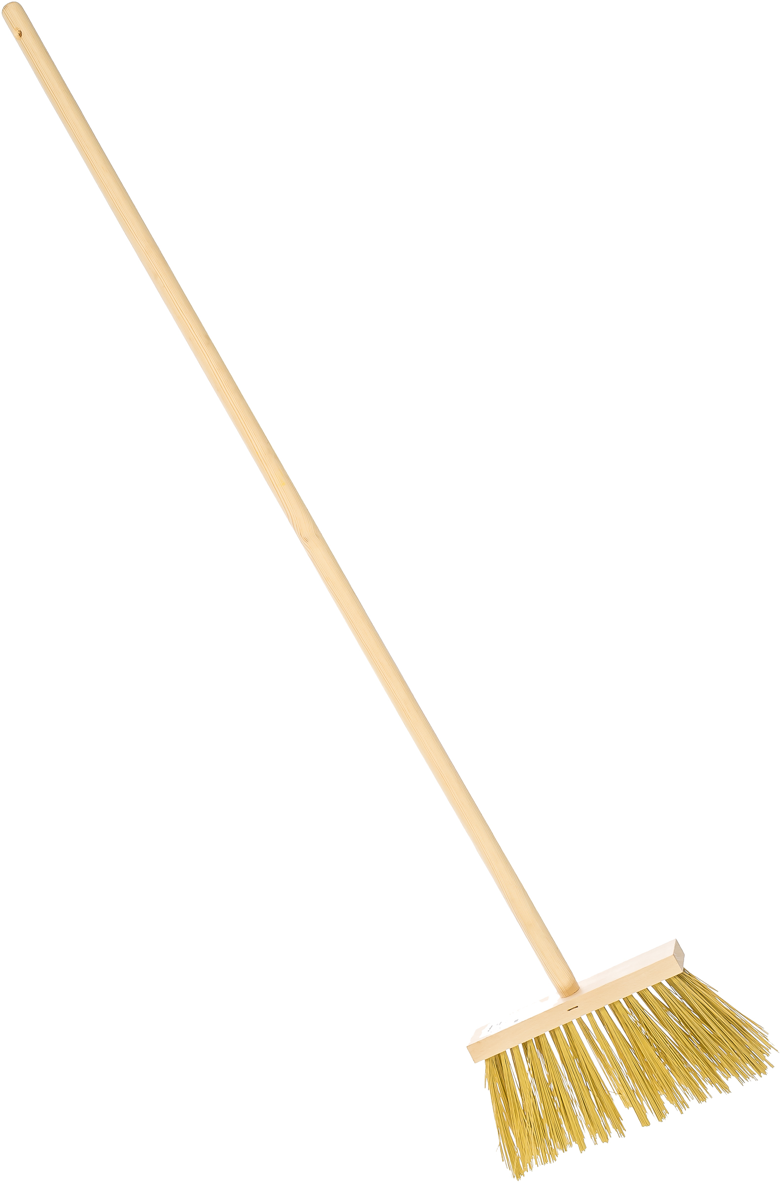 Метла ПЭТ ЗУБР 120см, 24см с деревянной ручкой