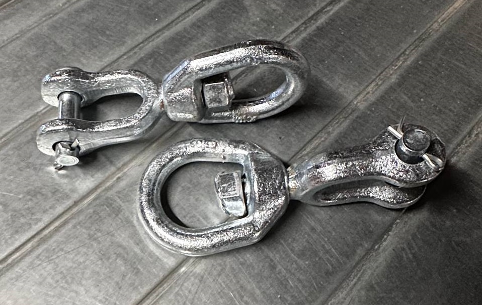 Вертлюг петля-вилка М 19 оцинкованный УТ-00000232 - детальное фото товара