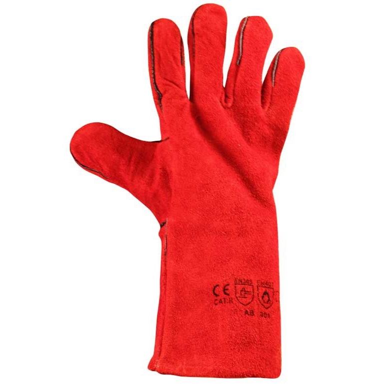 Краги сварочные спилковые с подкладкой "Трек"