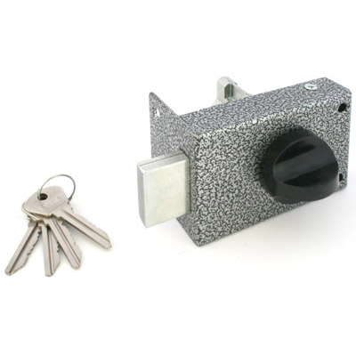 Замок накладной Омега ЗН1 серебро Омега - детальное фото