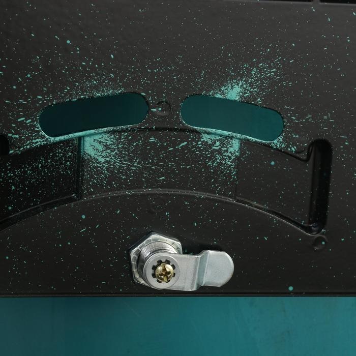 Ящик почтовый АЛЛЮР №4010В зелёная патина АЛЛЮР - детальное фото